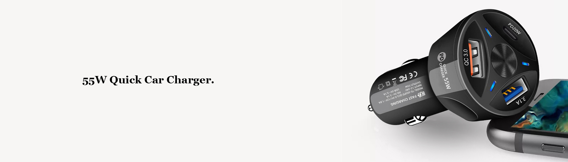 55W Car Charger 1920x550